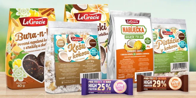 Balíčky LeGracie: poctivé kaše a svačinky do kapsy