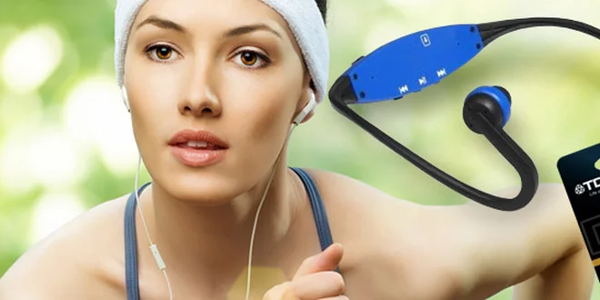 Sportovní mp3 přehrávač. Elegantní a lehký!
