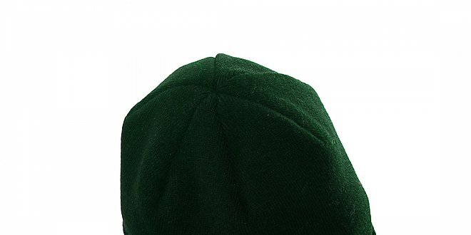 Pánská tmavě zelená čepice Fundango s kšiltem