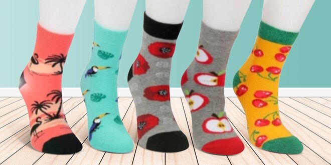 Sety dámských ponožek: nízké, kotníčkové i střední