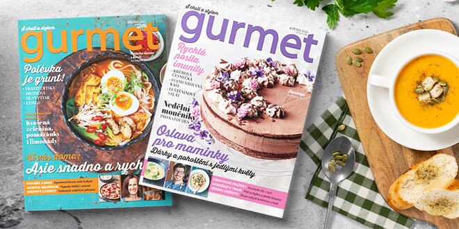 Roční předplatné časopisu Gurmet s dárkem