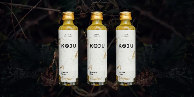 Tři zázvorové shoty v bio kvalitě a vyrobené v ČR