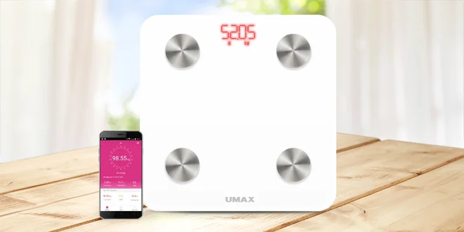 Chytrá váha Umax Smart Scale s mobilní aplikací