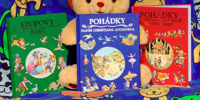 Bohatě ilustrované pohádkové knihy a bajky