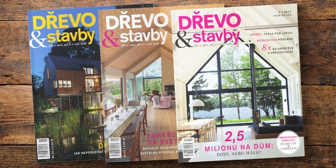 Roční předplatné magazínu Dřevo & stavby i s dárkem