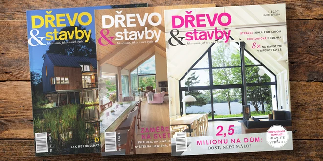 Roční předplatné magazínu Dřevo & stavby i s dárkem