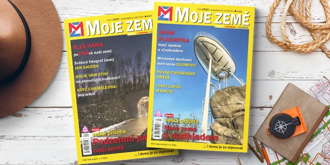 Roční předplatné časopisu Moje země s bonusem