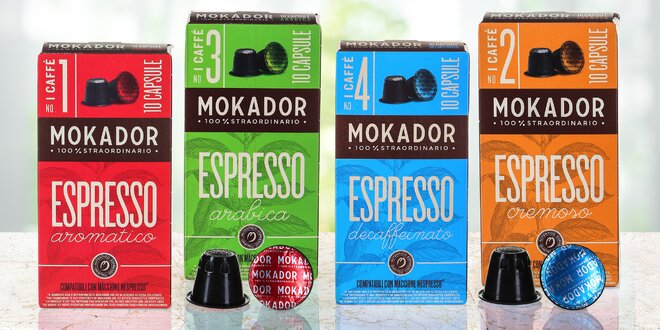 Kávové kapsle do kávovarů Nespresso: bio i bez kofeinu