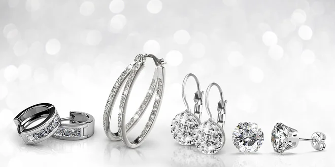 Ocelové šperky s krystaly Swarovski Elements
