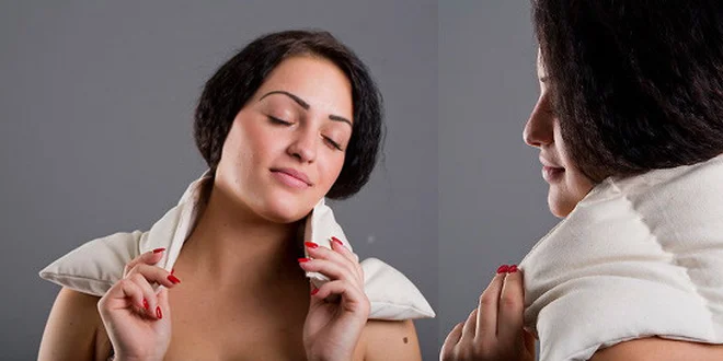 Nahřívací polštářek plněný pohankovými slupkami - Česká výroba od roku 1991