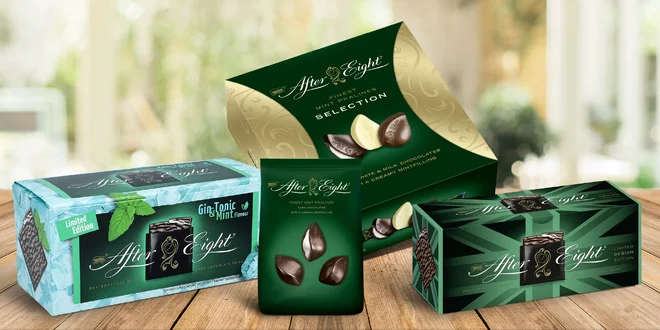Čokolády After Eight: limitované edice i pralinky