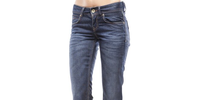Dámské modré boot cut džíny s šisováním Tommy Hilfiger