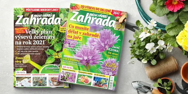 Roční předplatné časopisu Zahrada prima nápadů