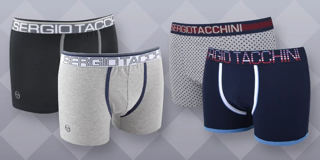 Pohodlí pro pány: značkové boxerky Sergio Tacchini