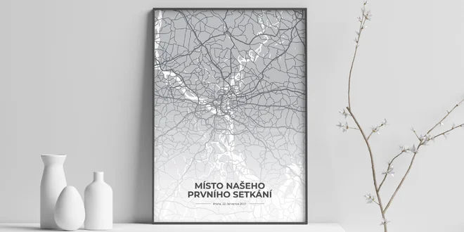 Vzpomínkové mapy: místo vašeho setkání i první pusy