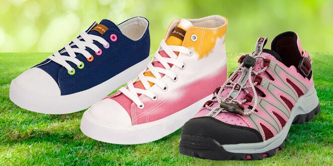 Dámská a pánská obuv Alpine Pro: tenisky i sandály