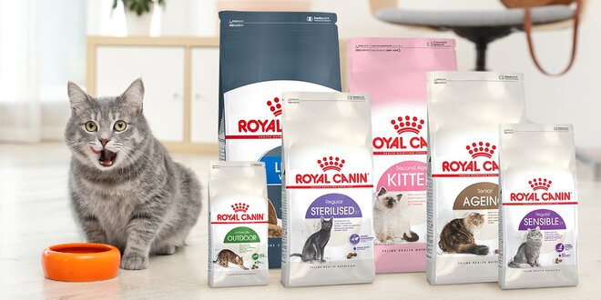 Vyvážené kompletní krmivo pro kočky Royal Canin
