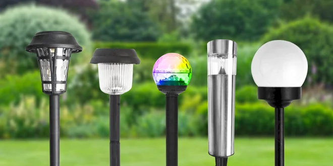 Odolné LED solární lampy na zahradu i verandu