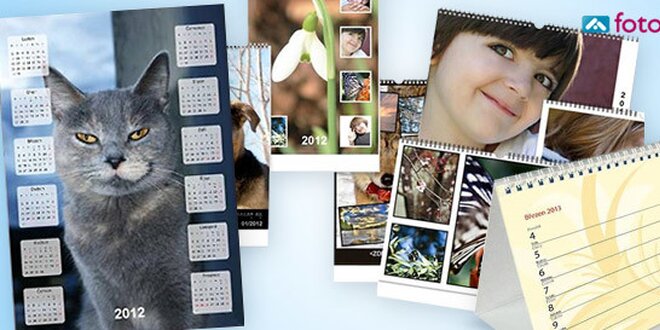 Fotokalendáře z vlastních fotografií na rok 2014