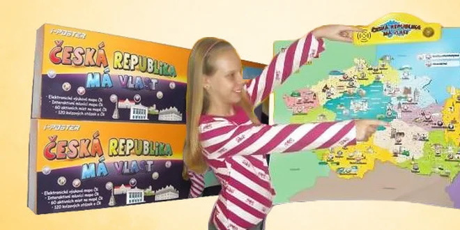 Elektronická mapa ČR, která mluví