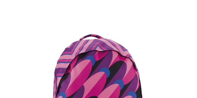 Růžovo-fialový pestrý batoh Diesel
