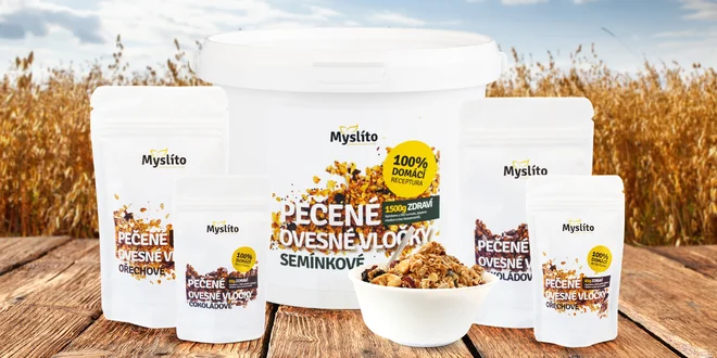 Čokoládové, oříškové a semínkové Myslíto k snídani