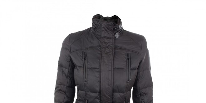Dámský péřový kabát černé barvy Company&Co