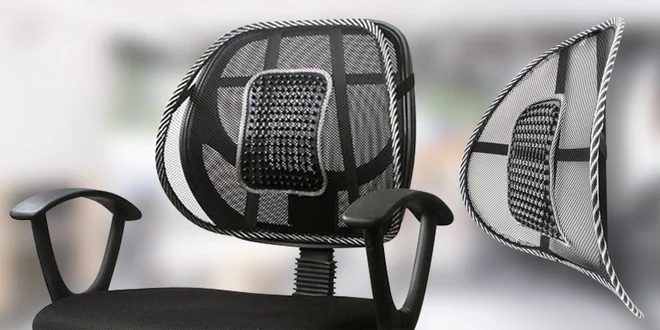 Aby záda nebolela: opěrka pro zdravé sezení