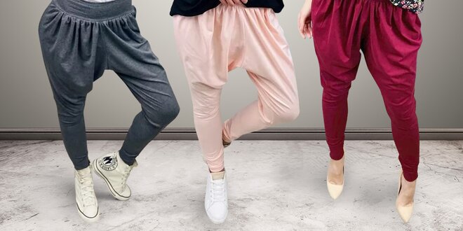 Pohodlí a elegance: harémové kalhoty v 8 barvách