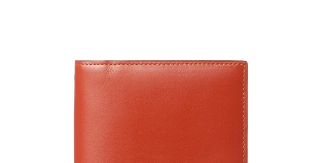 Dámská cihlově červená kožená peněženka Gianfranco Ferré