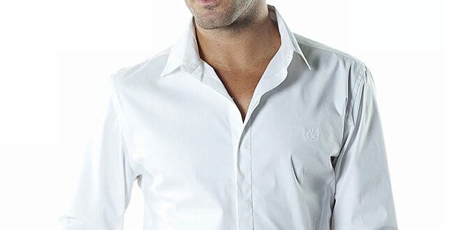 Pánská bílá casual košile Bendorff