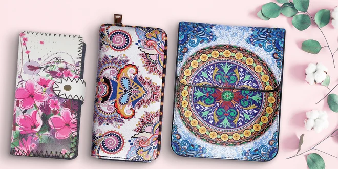 Peněženky a crossbody kabelky s originálním etno vzorem