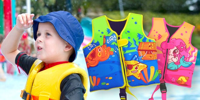 Plavecké neoprénové vesty pro kluky i holky