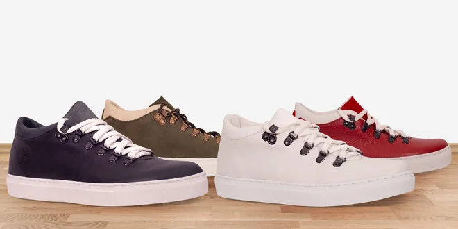 Pánské a dámské kožené tenisky do města: 13 barev