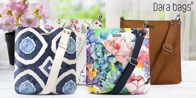 Ručně vyrobené crossbody kabelky Dara bags: 9 vzorů