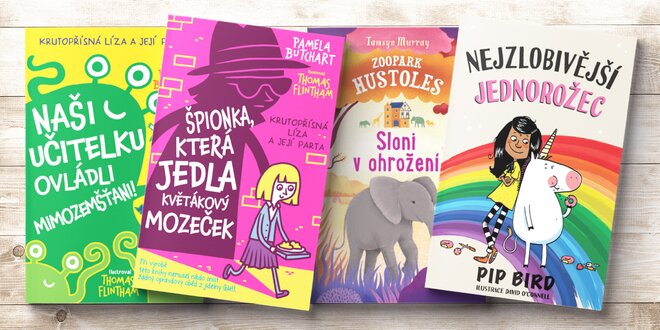 Zábavné i bláznivé knihy pro kluky a holky od 7 let