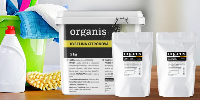 Ekologický úklid: jedlá soda a kyselina citronová