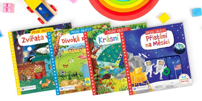 Knihy s pohyblivými prvky pro děti od 1 roku