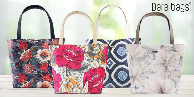 Kabelky Dara bags: na nákupy, do školy i do práce
