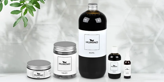 Přírodní produkty Humino nejen na lupénku a ekzém