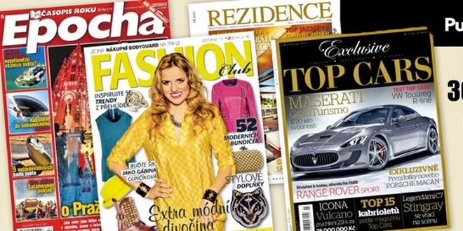 30% sleva na elektronické verze časopisů