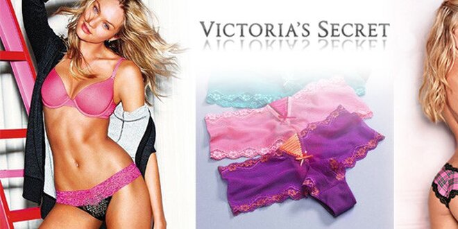 299 Kč za nákup luxusní značky Victoria’s Secret v hodnotě 600 Kč. Sleva 50%