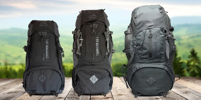 Turistické batohy Tenson Trekker: 30, 55 nebo 65 l