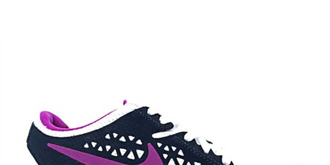 Dámské fialovo-černé běžecké boty Nike