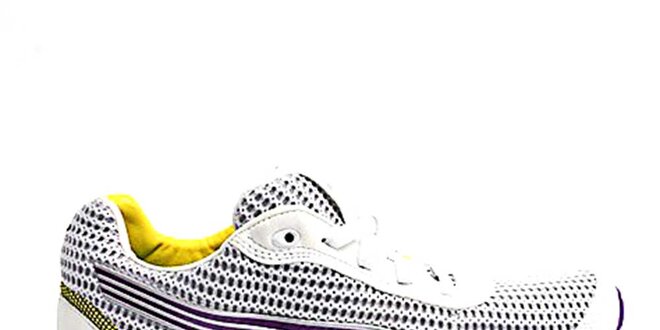 Dámské bílo-fialovo-žluté boty na běh Puma