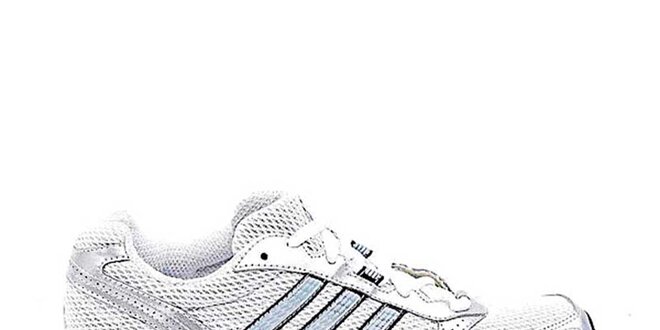 Pánské bílo-stříbrné tenisky Adidas