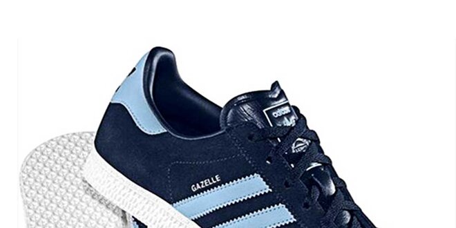 Pánské tmavě modré semišové tenisky Adidas