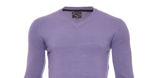 Elegantní fialový svetr