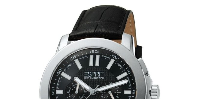 Pánské stříbrné hodinky s chronografem Esprit