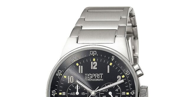 Pánské stříbrné hodinky s chronografem Esprit